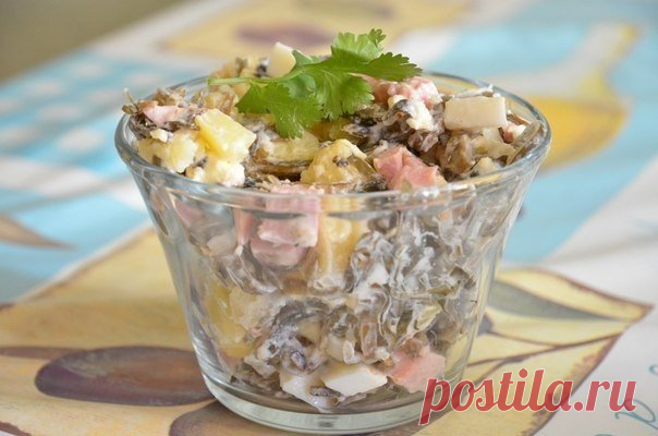 В копилку рецептов: вкусный салат с морской капустой