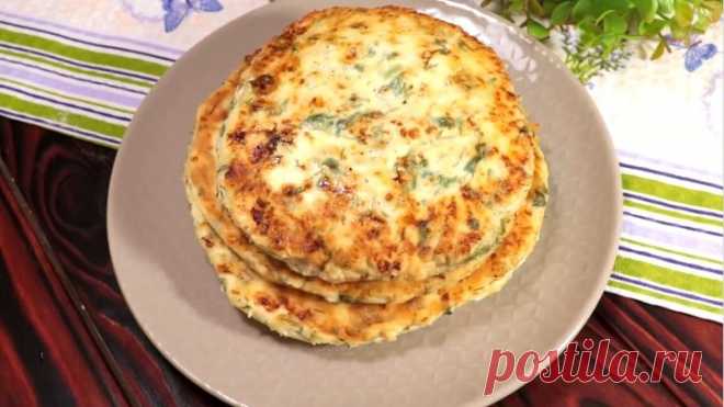 Очень вкусные лепешки из творога! Отличный вариант для завтрака!
