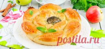 ЗАКРЫТЫЙ ПИРОГ С ЯБЛОКАМИ ИЗ ДРОЖЖЕВОГО ТЕСТА