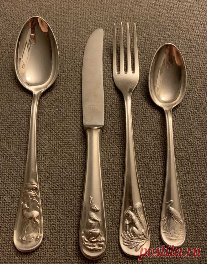 Hartglanz 90 Vintage Baby’s First Silverware Set | eBay