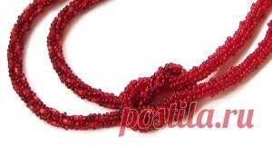 Учимся вязать турецкий жгут » Бисерные мастер-классы.