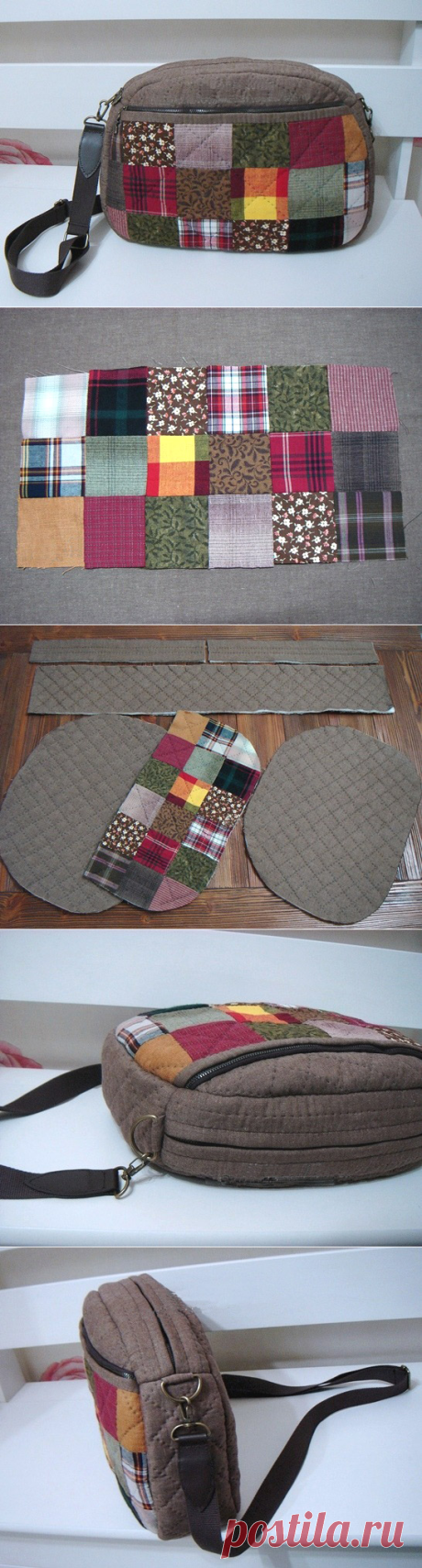 Patchwork Bag Tutorial. Сумка печворк ~
