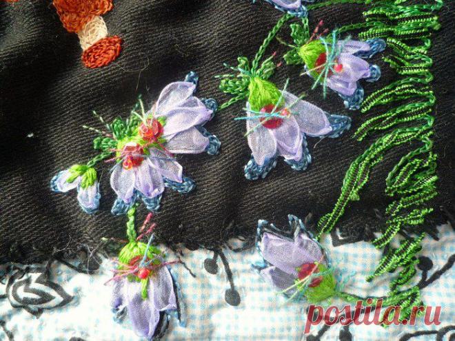 Фрагменты вышивки-подборка