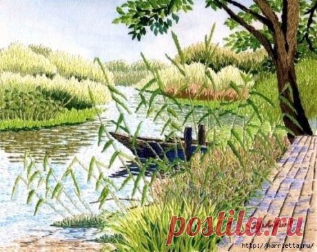 "Не рисую, а вышиваю" — шедевры вышивки гладью японских мастериц. Вдохновляемся!