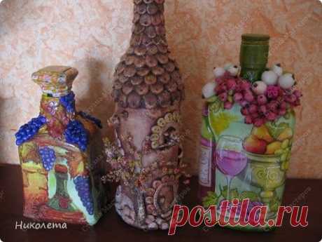 Сказочные домики из бутылки и соленого теста