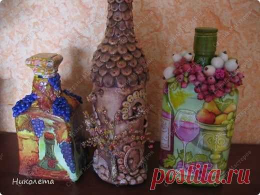 Сказочные домики из бутылки и соленого теста
