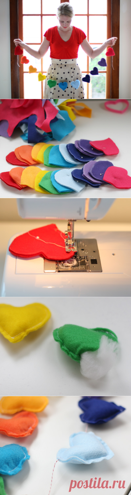 DIY: Valentine's Day Rainbow Banner