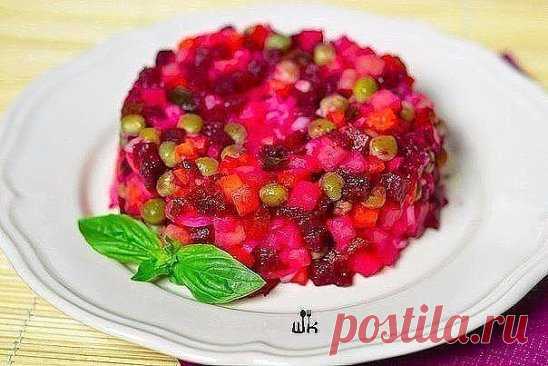 15 рецептов салата без майонеза:
1. Вкусный винегрет
2. Салат 