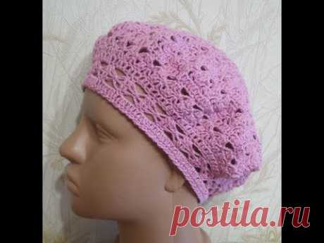 БЕРЕТ Вязание крючком Часть 2 TAKES Crochet Part 2