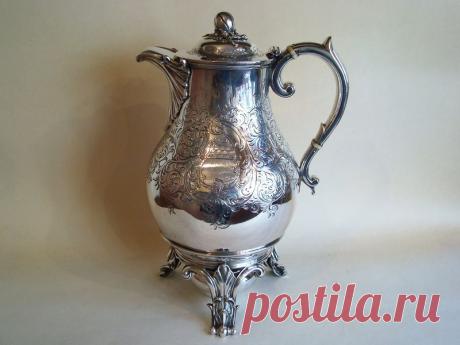 АНТИКВАРНАЯ ЛАВКА. СЕРЕБРЯНЫЕ КОФЕЙНИКИ..