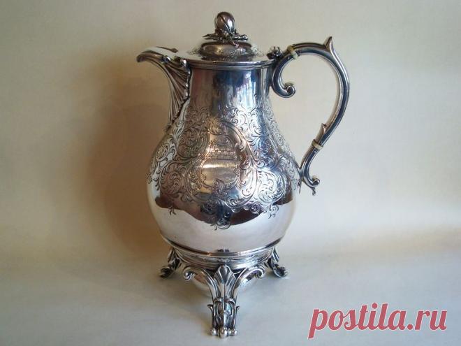 АНТИКВАРНАЯ ЛАВКА. СЕРЕБРЯНЫЕ КОФЕЙНИКИ..