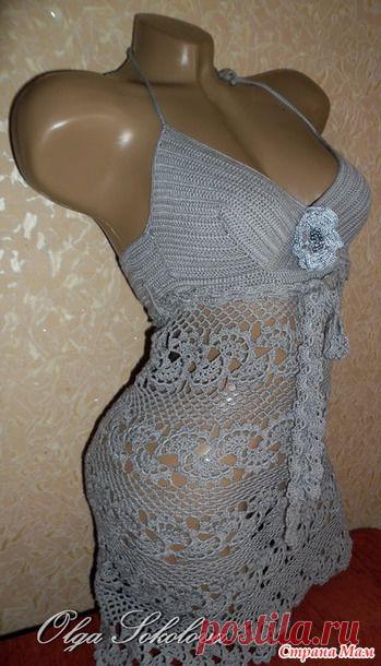 *Связался новый сарафан. - Все в ажуре... (вязание крючком) - Страна Мам