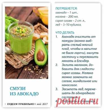 Смузи из авокадо