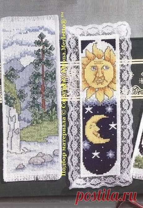Вышиваем закладки ... схемы от American School of Needlework.