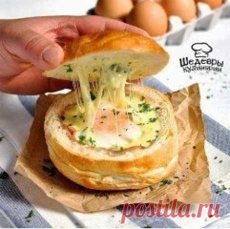ГОРЯЧИЕ БУЛОЧКИ С ЯЙЦОМ И ВЕТЧИНОЙ