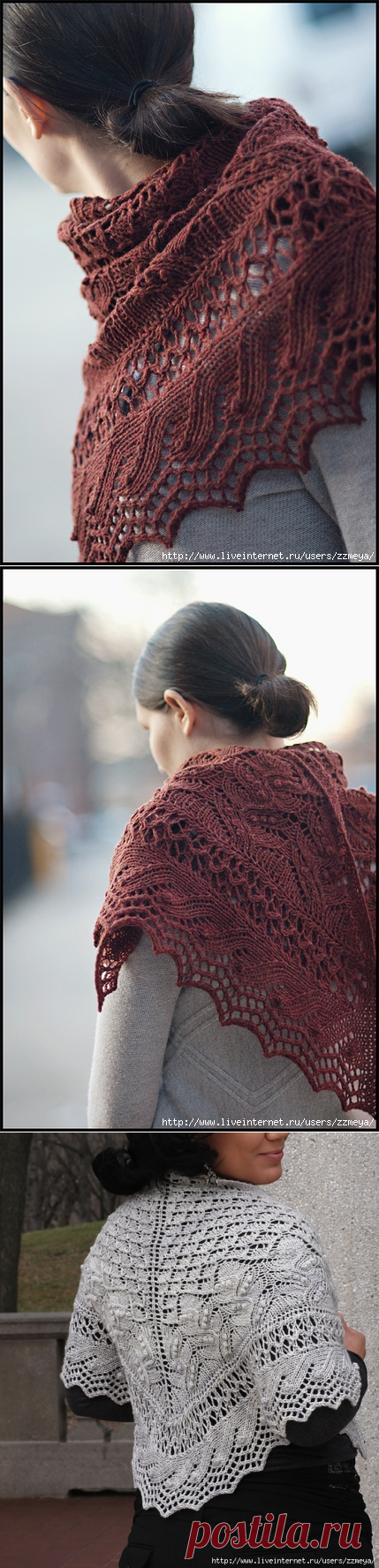 Знаменитая шаль JUNEBERRY TRIANGLE от Jared Flood (BROOKLYNTWEED)