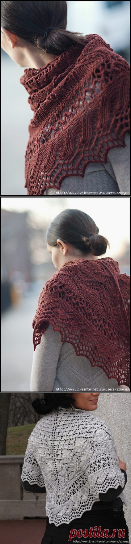 Знаменитая шаль JUNEBERRY TRIANGLE от Jared Flood (BROOKLYNTWEED)