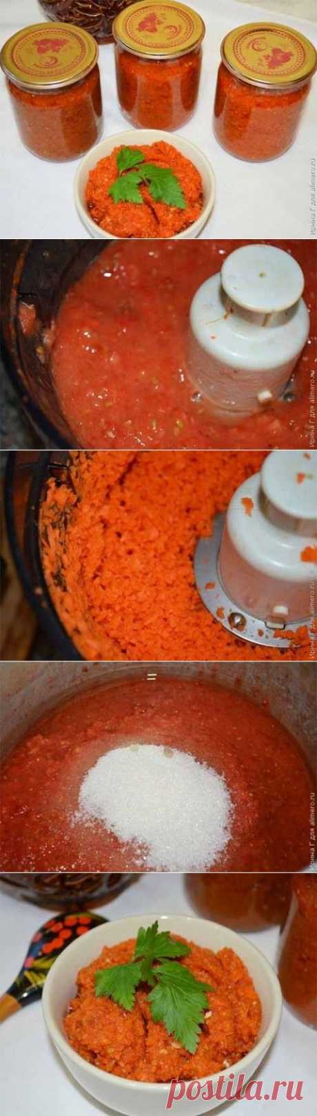 Острая икра из моркови на зиму
