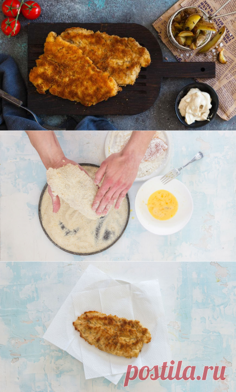 Венский шницель – это очень тонкий, но большой кусок мяса индейки! — Фактор Вкуса