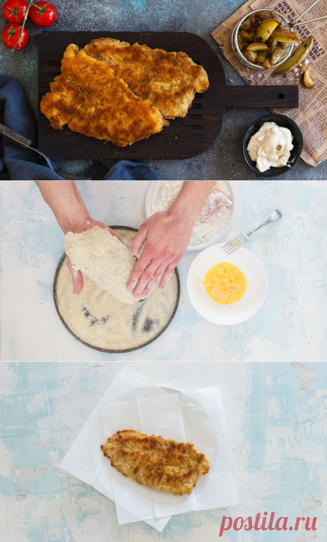 Венский шницель – это очень тонкий, но большой кусок мяса индейки! — Фактор Вкуса