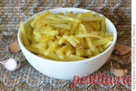 Отличная острая закуска "Картошка по-корейски"