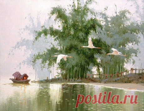 Китайский #художник Xiang Ming Zeng - Виртуальная Академия Живописи