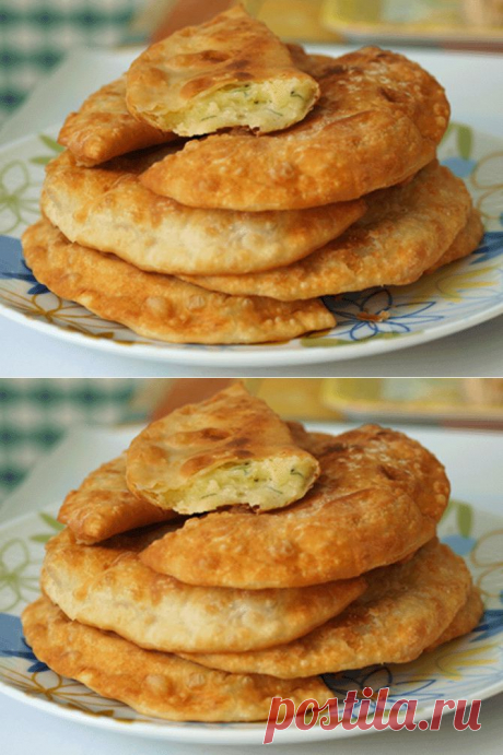 Чебуреки с КАРТОШКОЙ и СЫРОМ.