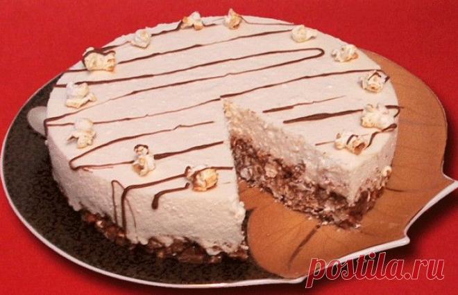 Торт с воздушной кукурузой рецепт с фото, как приготовить.