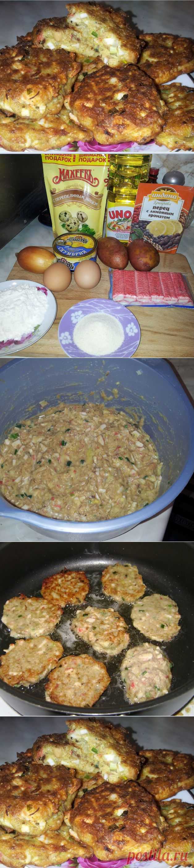 Необычные котлетки с крабовыми палочками....Просто не оторваться... - Простые рецепты Овкусе.ру
