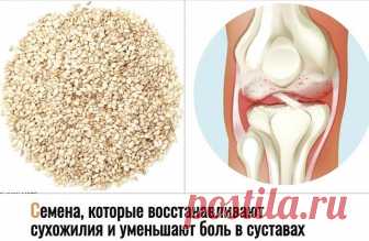 Семена, которые восстанавливают сухожилия и уменьшают боль в суставах Лечим остеопороз и остеоартрит.

Остеоартрит коленного сустава является разновидностью дегенеративного заболевания суставов или артрита, который локализуется в колене и может вызывать боль и дискомфорт. Некоторые из других симптомов, которые вызывает это заболевание, это отек, боль, изуродованный хрящ, аномальный рост кости и даже потеря движения. 

Кунжут и артрит. 
В большинстве случаев врачи предлагаю...