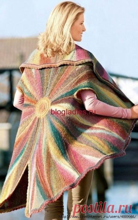 Интересная и необычная накидка