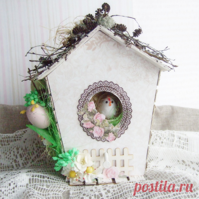 FLEUR design Blog: Весенний скворечники. Вдохновение от Ольги Миринской.