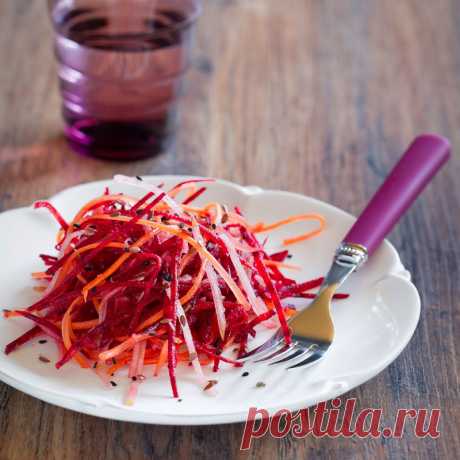 Рецепты свекольных салатов без майонеза