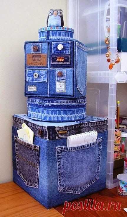 Джинсовые переделки. Made of jeans ~ HandMadiya.com