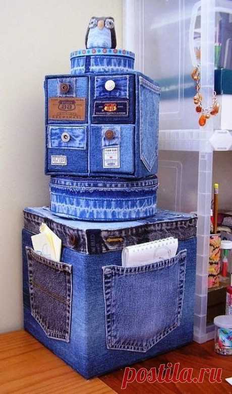 Джинсовые переделки. Made of jeans ~ HandMadiya.com