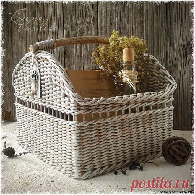 Плетение из газет. Очень красивые работы