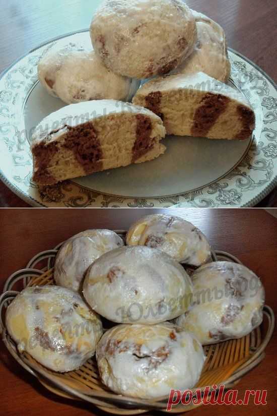 Домашние пряники на кефире в белковой глазури.