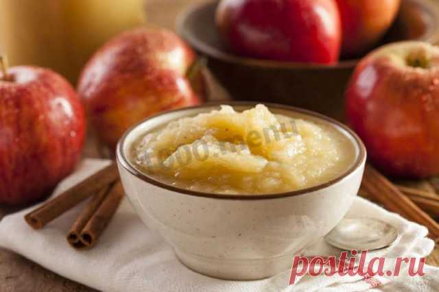 Яблочное пюре в мультиварке на зиму рецепт с фото - 1000.menu