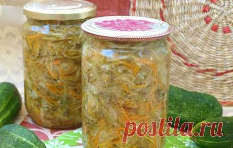 Салат из огурцов по-корейски — Домашняя кулинария
