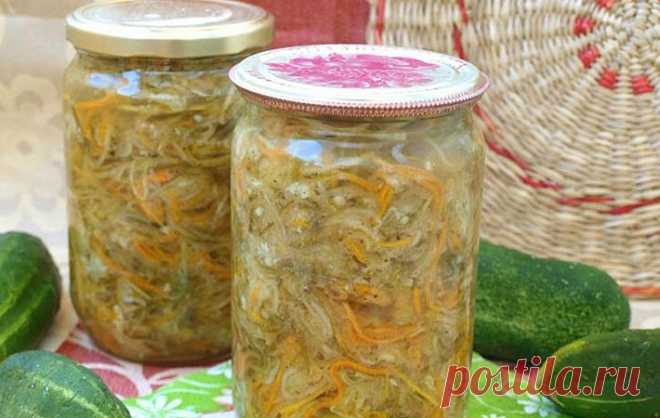 Салат из огурцов по-корейски — Домашняя кулинария