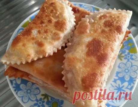 Чебуреки из заварного теста фото рецепт приготовления