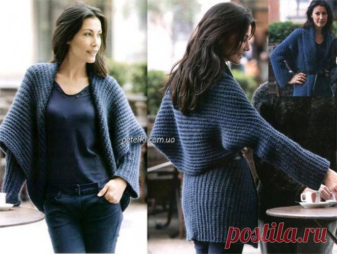 Оригинальный жакет-трансформер, два в одном / Вязание / ВТОРАЯ УЛИЦА