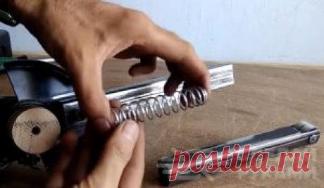 Ленточная шлифмашинка из УШМ простая насадка