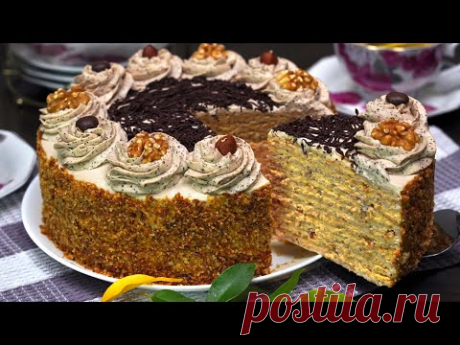 МЫ в ВОСТОРГЕ!!! НЕРЕАЛЬНО ВКУСНЫЙ ОРЕХОВЫЙ ТОРТ "НАТС" | Кулинарим с Таней