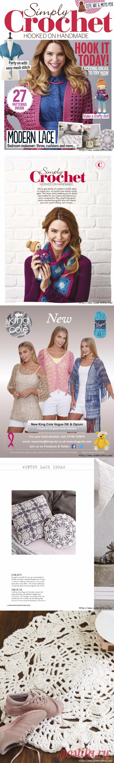 &quot;Simply Crochet Issue 39 2015&quot;. Журнал по вязанию.