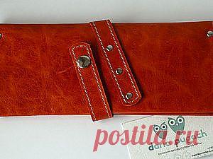 МК Кошелек из натуральной кожи - Ярмарка Мастеров - ручная работа, handmade