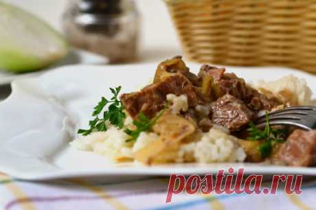Говядина в луковом соусе – кулинарный рецепт