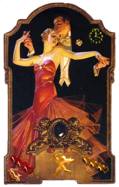 Танцующая пара - анимационные картинки и gif открытки