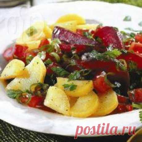 Рецепт: Марокканский картофельный салат со свеклой и маслинами - все рецепты России