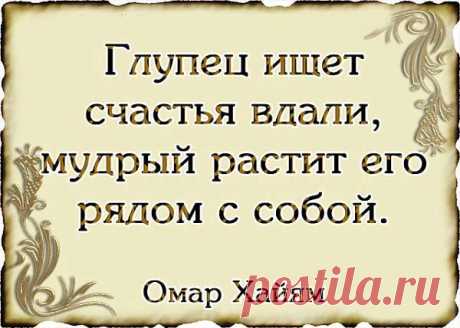 Цитаты Омара Хайяма о мудрости жизни